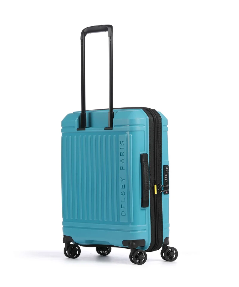 Delsey Paris Lutece Se Slim 4-Rollen Trolley peacock