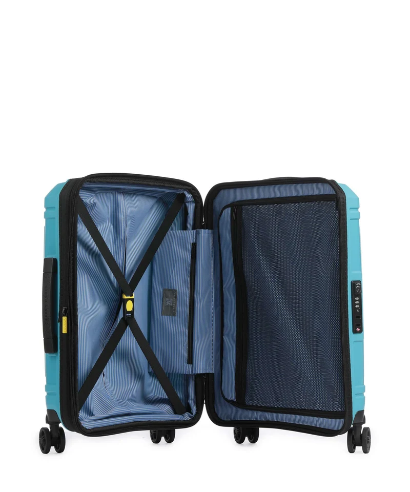 Delsey Paris Lutece Se Slim 4-Rollen Trolley peacock