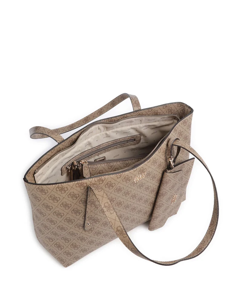Guess Brenton Shopper latte logo