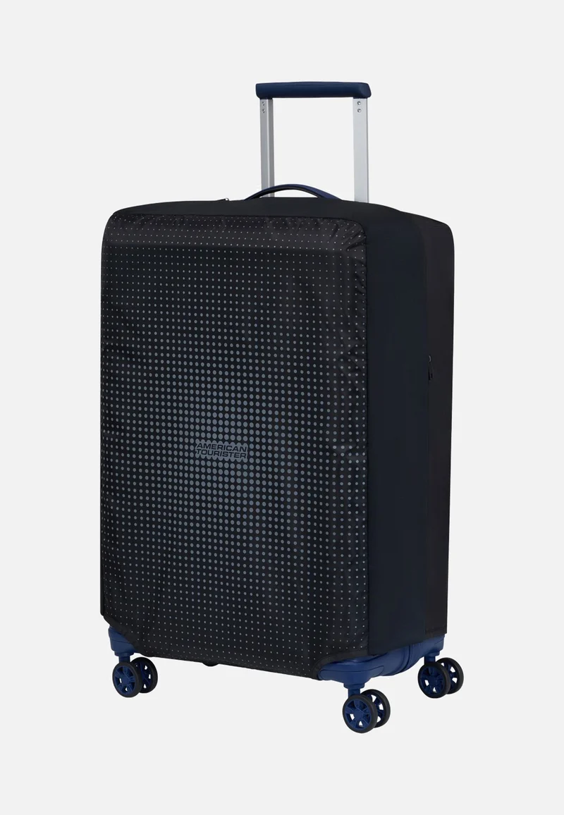Foldable Luggage Cover M Black/Grey - Accessories