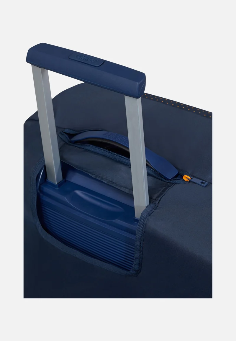 Foldable M Navy/Orange - Luggage Cover