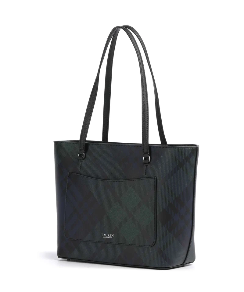 Lauren Ralph Lauren Karly Medium Shopper black watch tartan