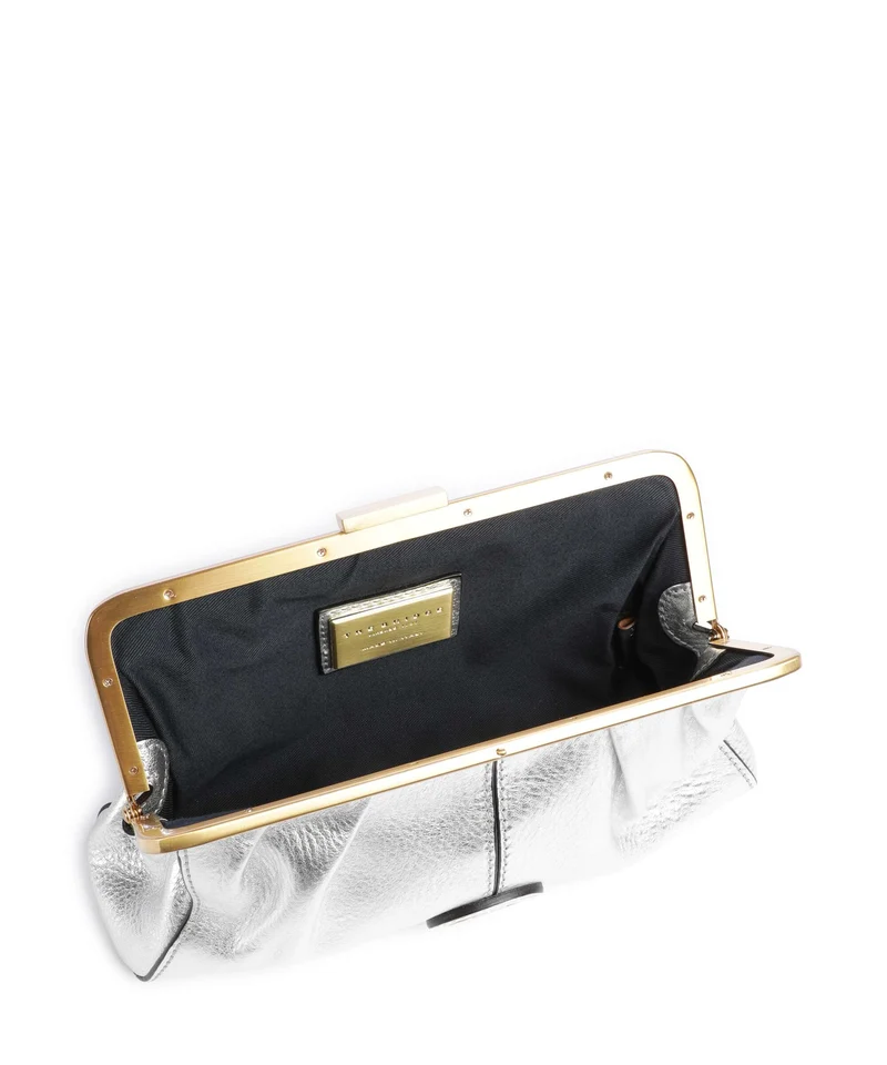 The Bridge Story Donna Clutch silver