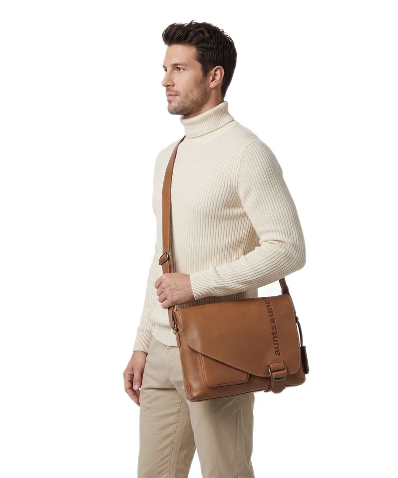 Aunts & Uncles Heritage Judd Kuriertasche tan
