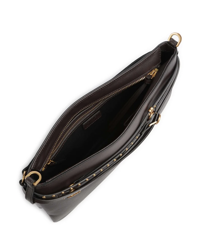 Pinko Belt Classic Schultertasche marrone marasca/antique gold