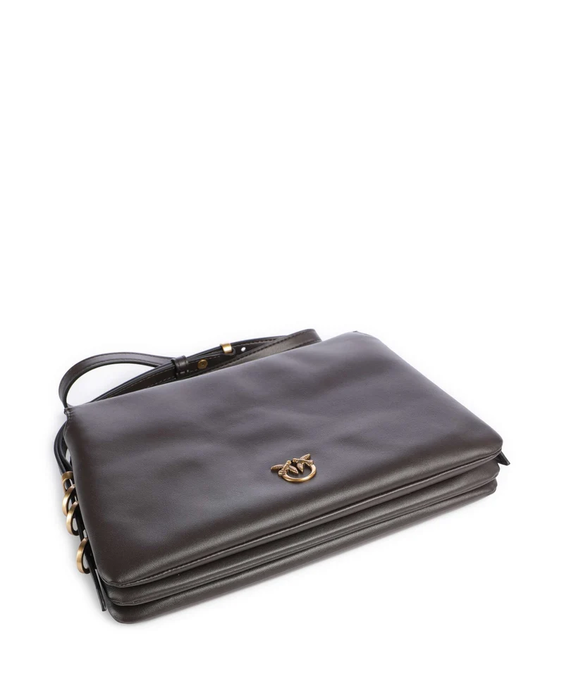 Pinko Triplet Mini Umhängetasche marrone marasca/antique gold
