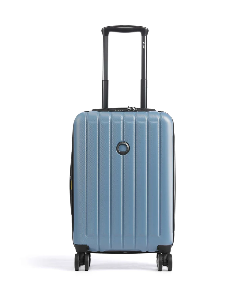 Delsey Paris Longitude 4-Rollen Trolley blue