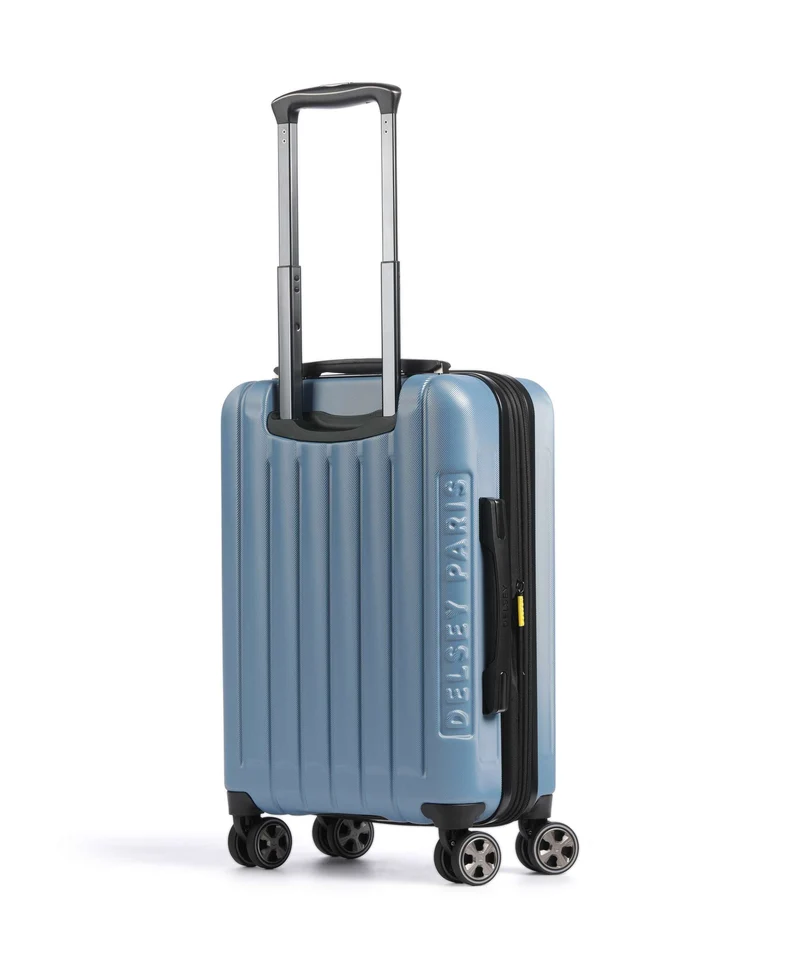 Delsey Paris Longitude 4-Rollen Trolley blue