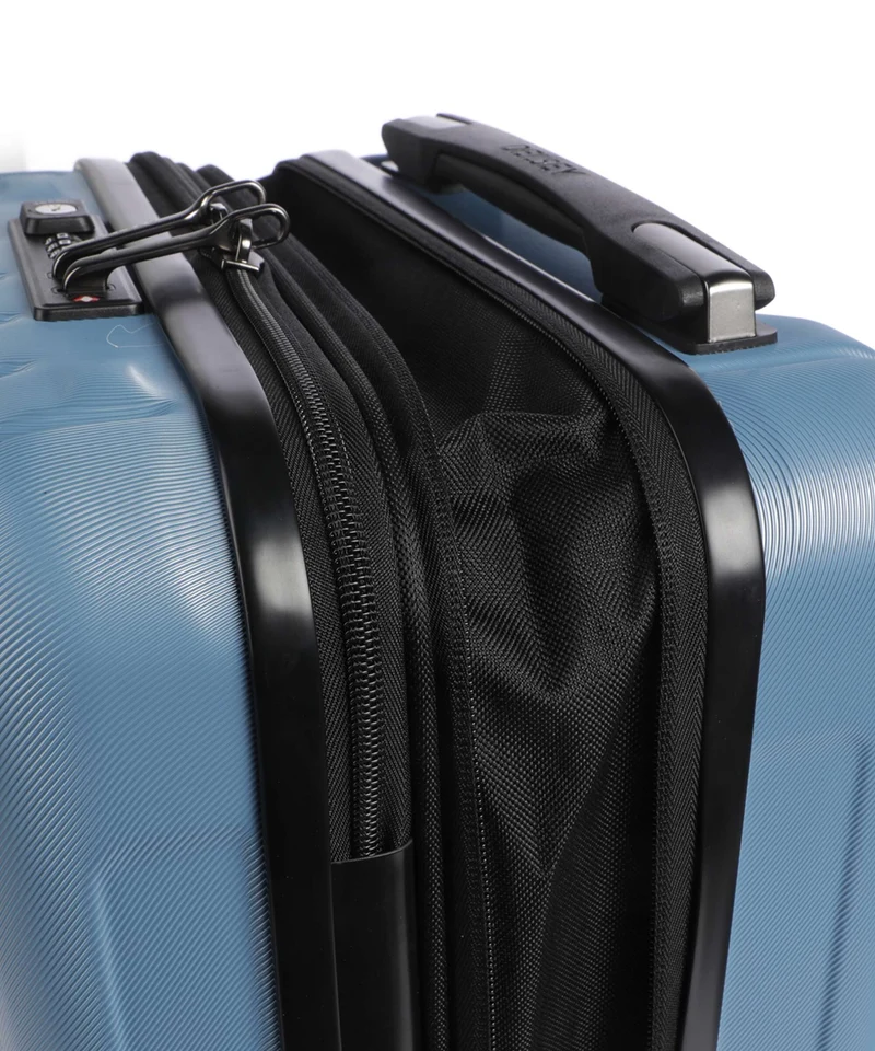 Delsey Paris Longitude 4-Rollen Trolley blue
