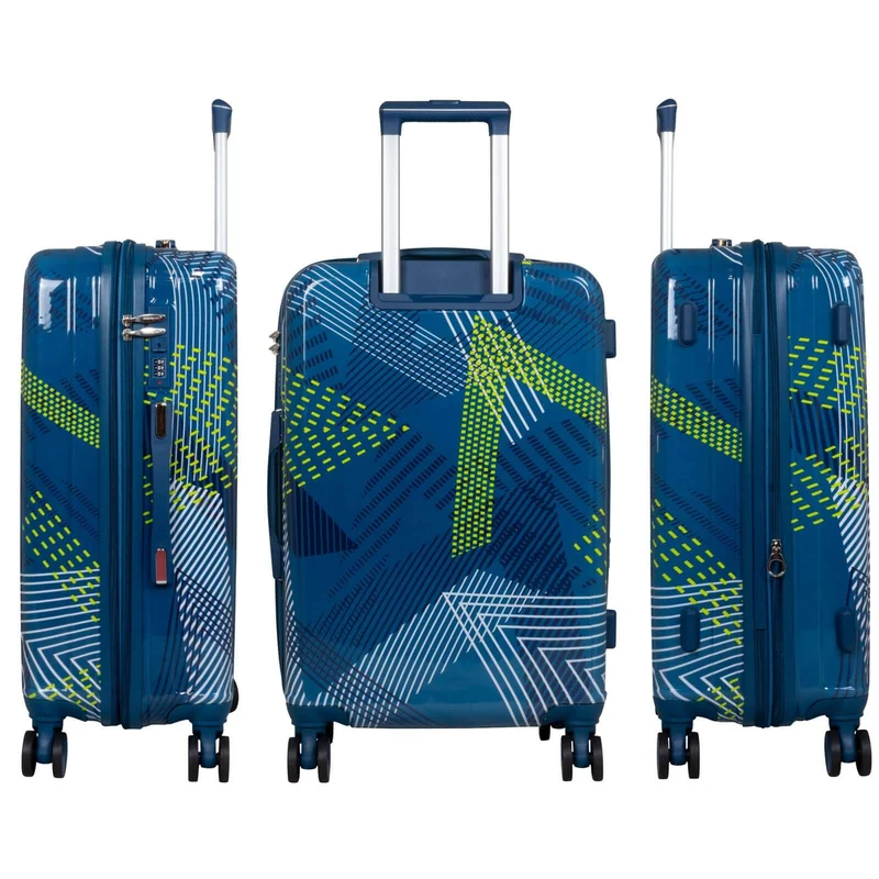 Design-Kofferset SML Ravenna – bunte Reisekoffer mit Wiedererkennungswert – Hartschale ABS/Polycarbonat – leicht & robust