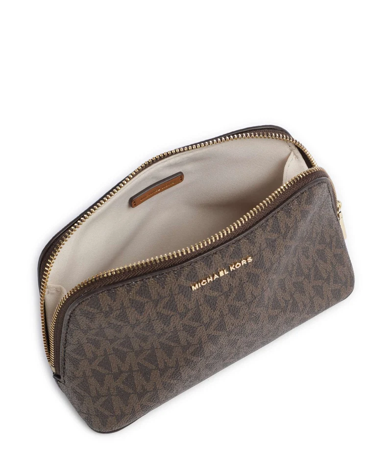 Michael Kors Jet Set Small Kosmetiktasche brown/acorn