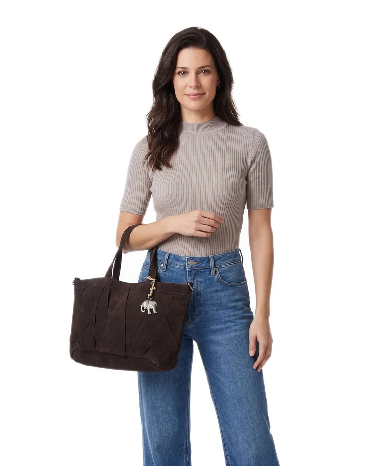 Anokhi Shopper chocolate
