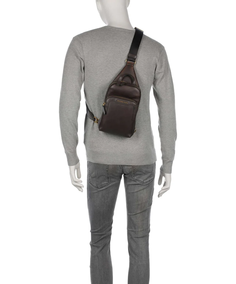 Michael Kors Hudson Medium Slingbag chocolate