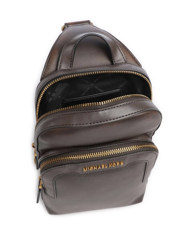 Michael Kors Hudson Medium Slingbag chocolate