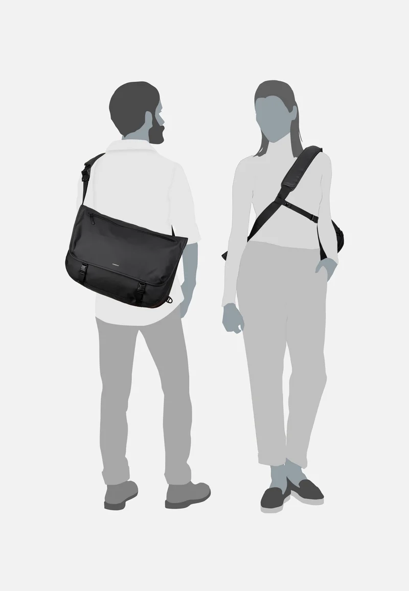 Stream Msng Black - Messenger Bag
