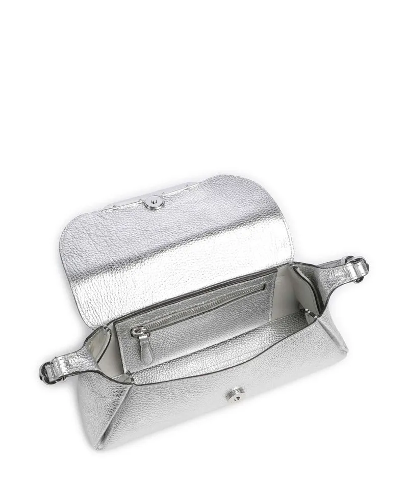 Abro Shimmer Park Schultertasche silver