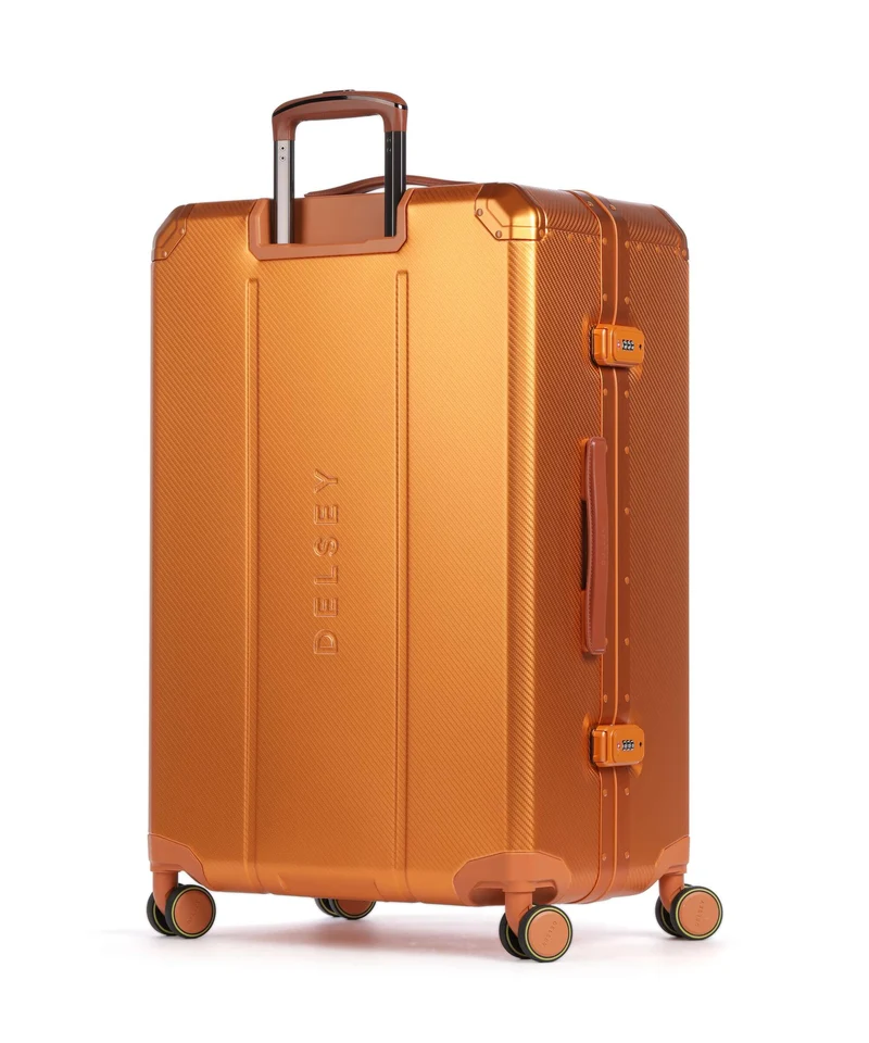 Delsey Paris Alu'R 4-Rollen Trolley orange