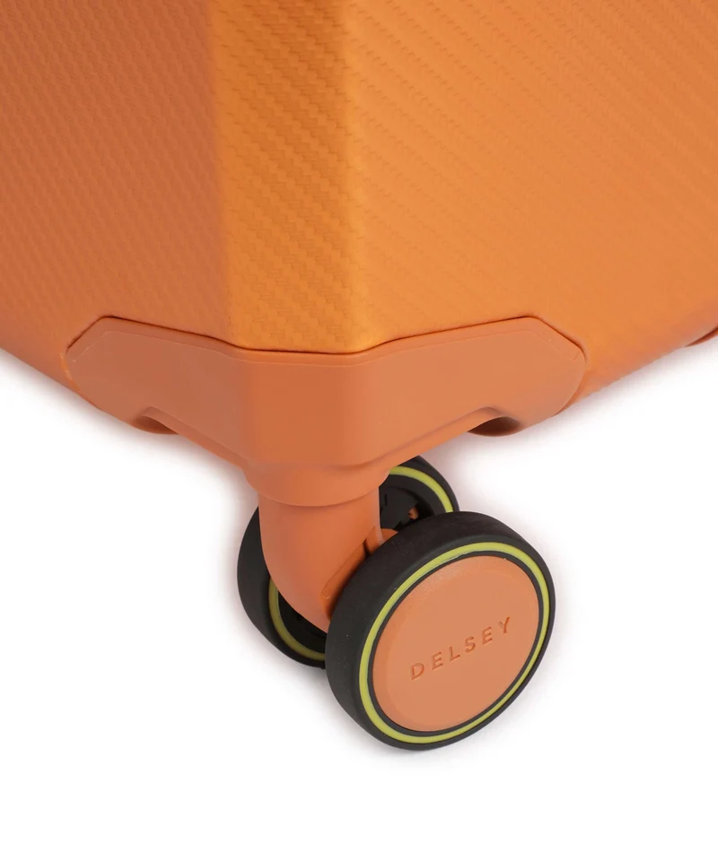 Delsey Paris Alu'R 4-Rollen Trolley orange