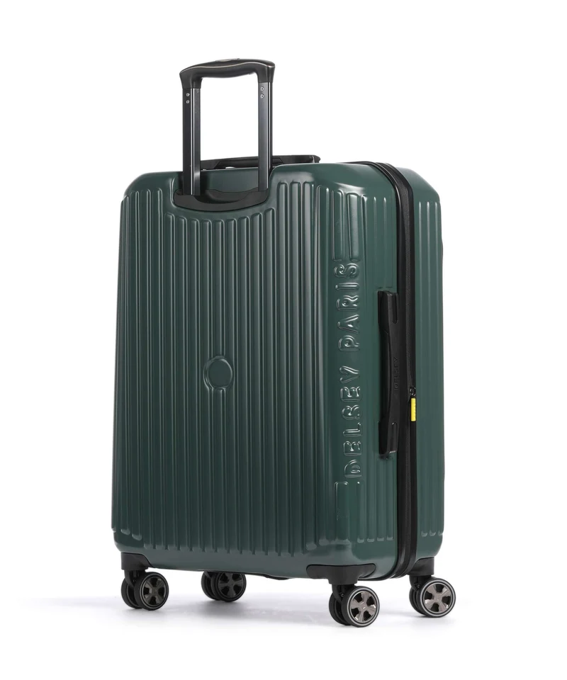 Delsey Paris Securitime 4-Rollen Trolley deep green