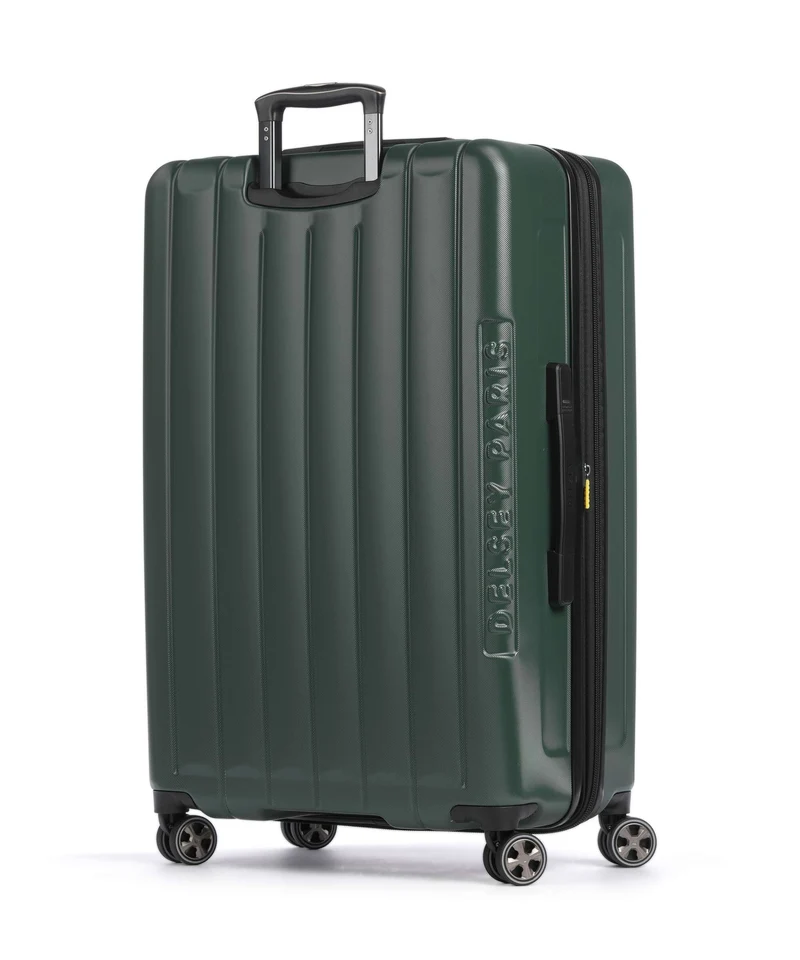 Delsey Paris Longitude 4-Rollen Trolley green