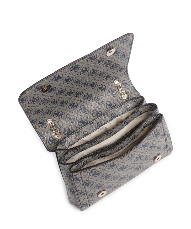 Guess Noelle II Schultertasche midnight logo
