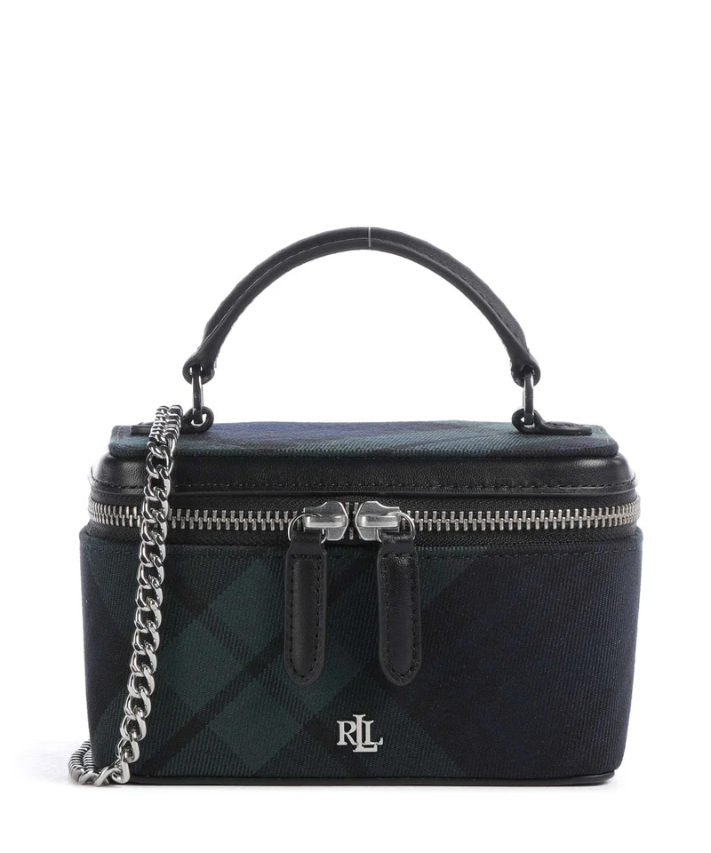 Lauren Ralph Lauren Hallee Small Umhängetasche black watch tartan