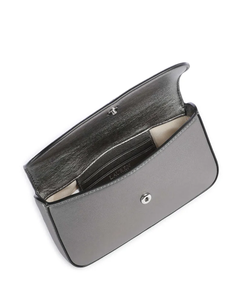 Lauren Ralph Lauren Marcy Large Umhängetasche dark pewter