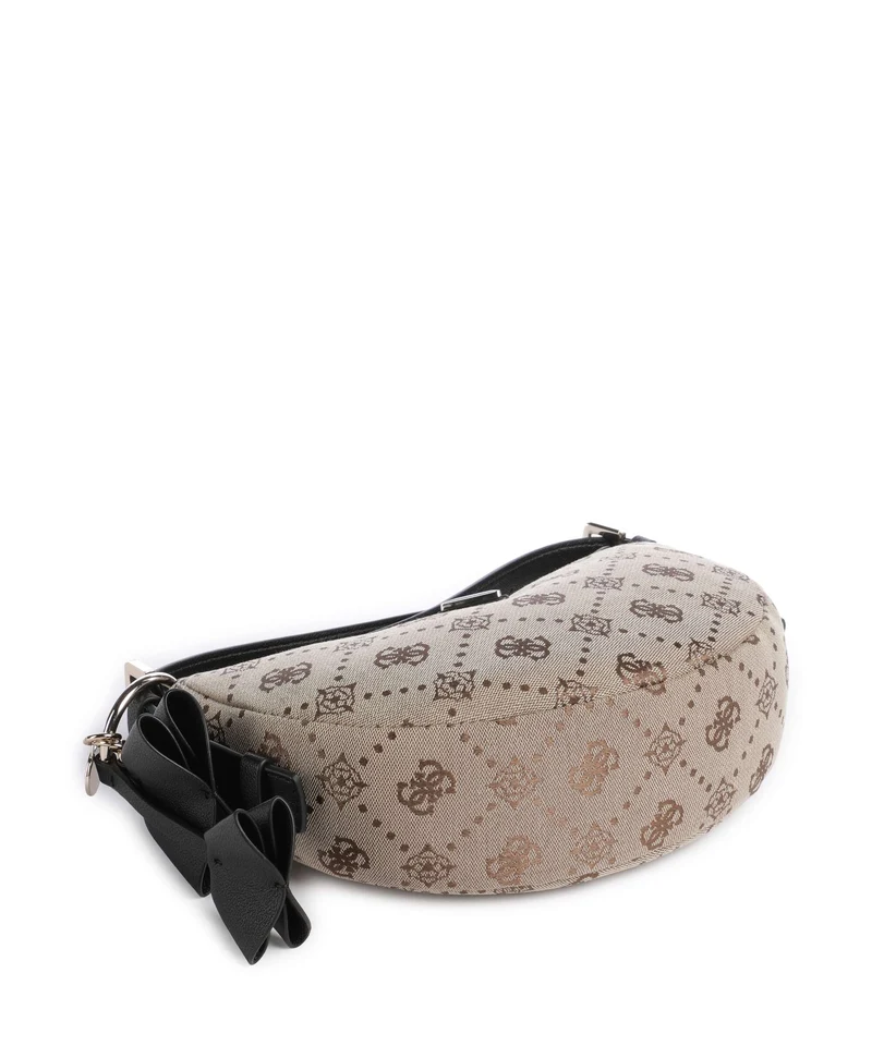 Guess Dorothy Schultertasche latte logo/black