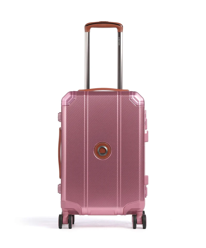 Delsey Paris Alu'R 4-Rollen Trolley pink
