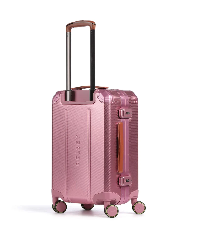 Delsey Paris Alu'R 4-Rollen Trolley pink