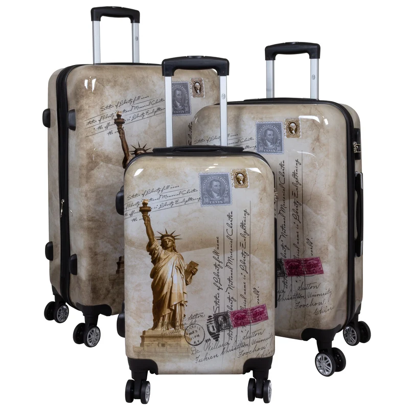 Motivkoffer Design New York – Reisekoffer mit Motiv – Hartschale ABS/Polycarbonat – S M L – leicht & robust