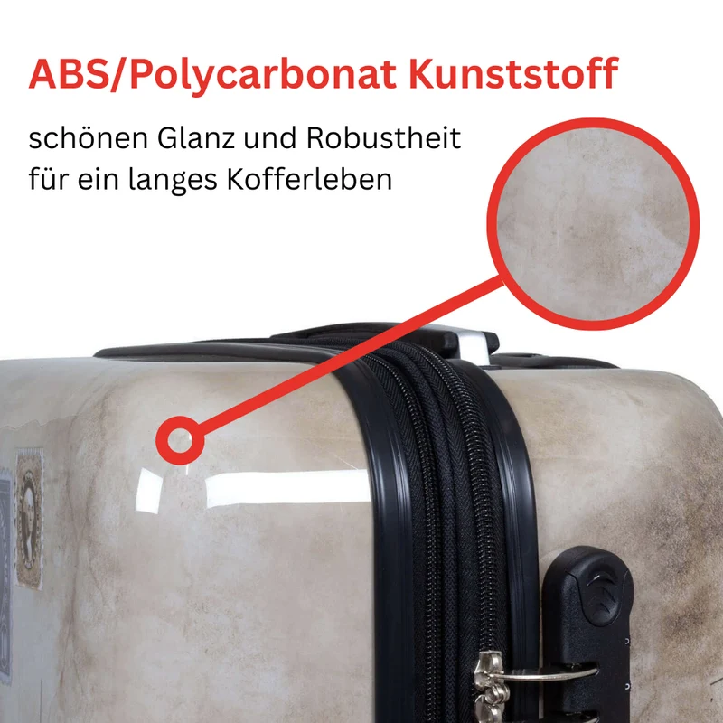 Motivkoffer Design New York – Reisekoffer mit Motiv – Hartschale ABS/Polycarbonat – S M L – leicht & robust