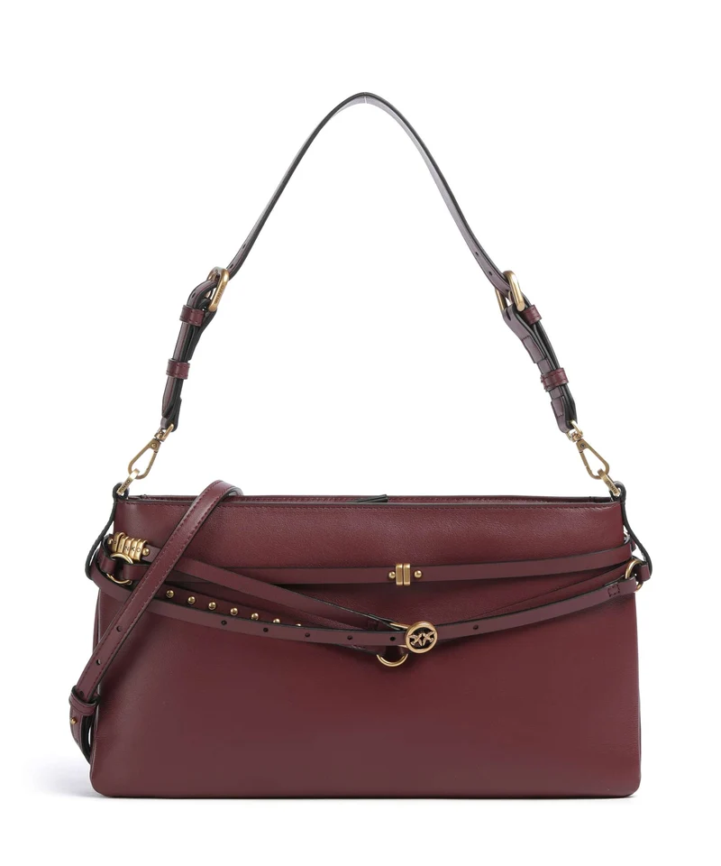 Pinko Belt Classic Schultertasche ribes intenso/antique gold