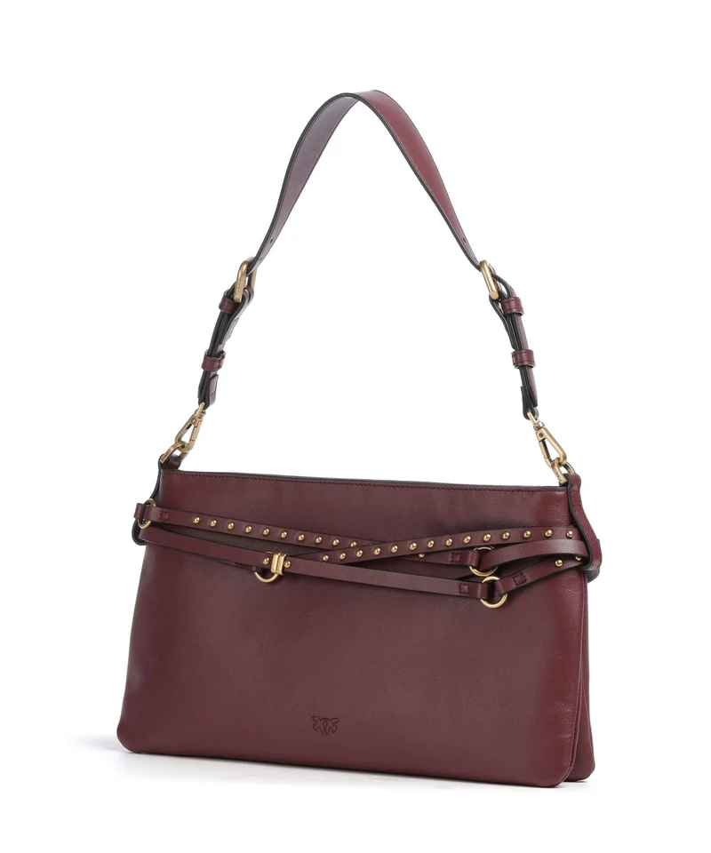 Pinko Belt Classic Schultertasche ribes intenso/antique gold