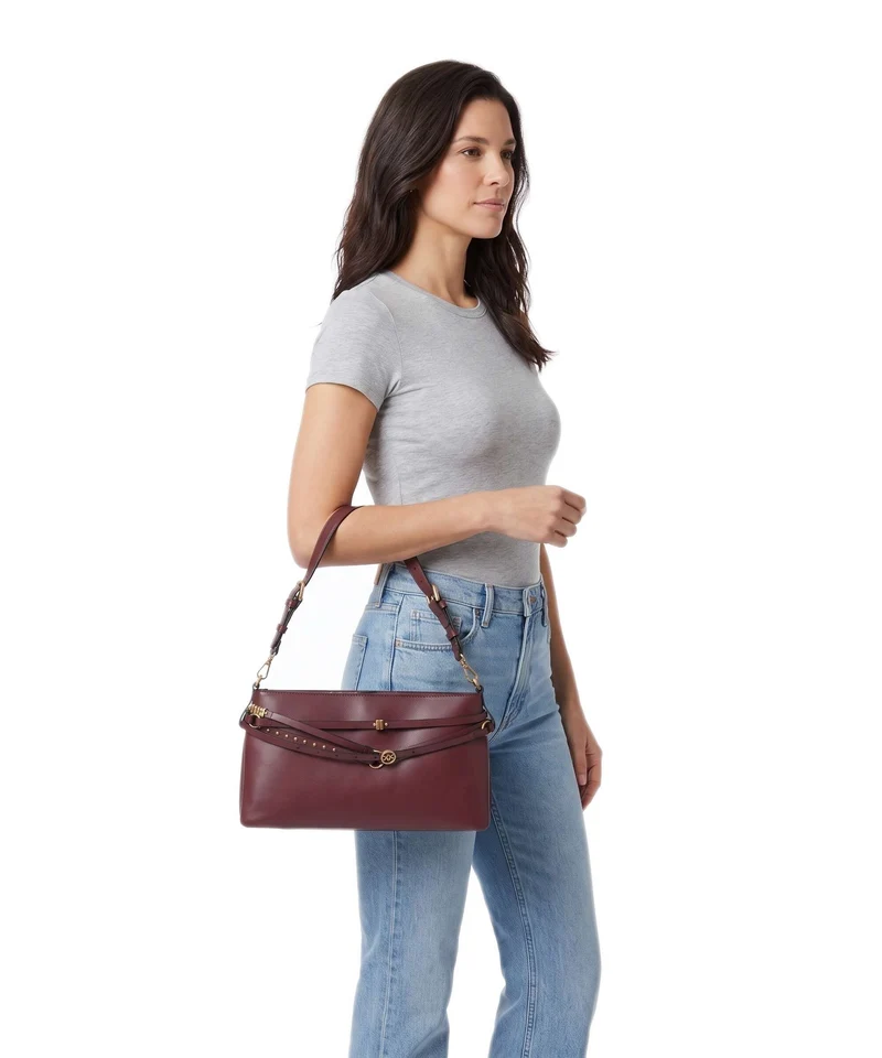 Pinko Belt Classic Schultertasche ribes intenso/antique gold