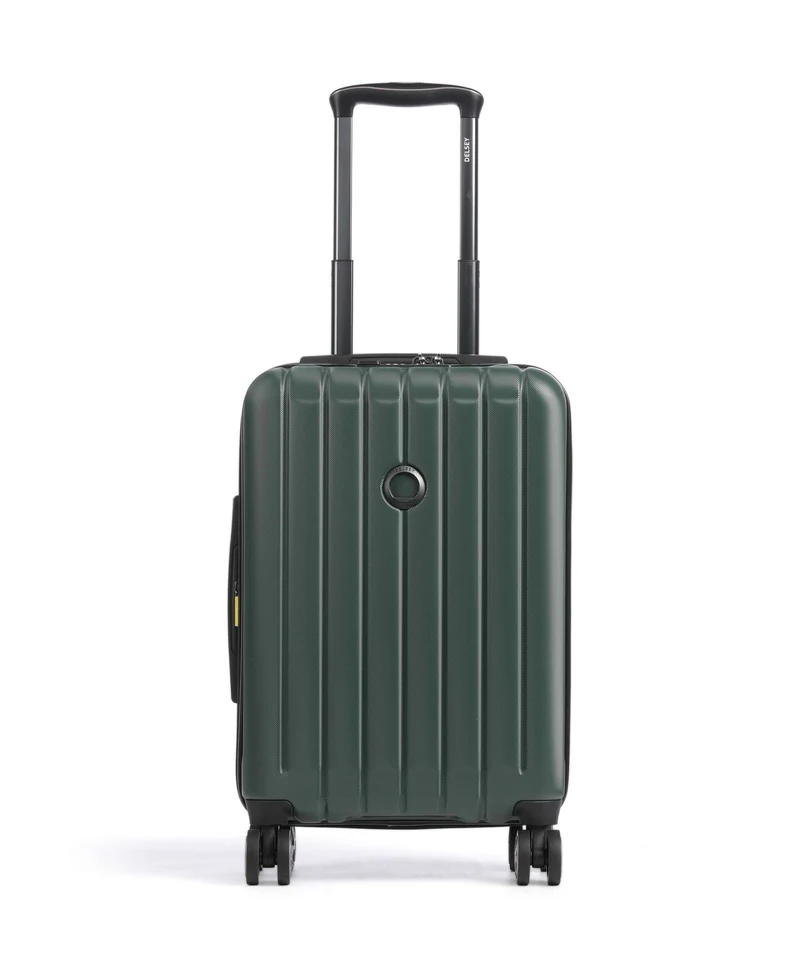 Delsey Paris Longitude 4-Rollen Trolley green