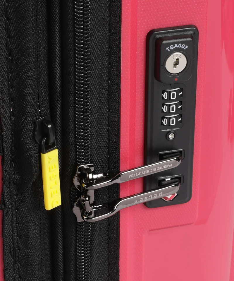 Delsey Paris Lutece Se 4-Rollen Trolley magenta