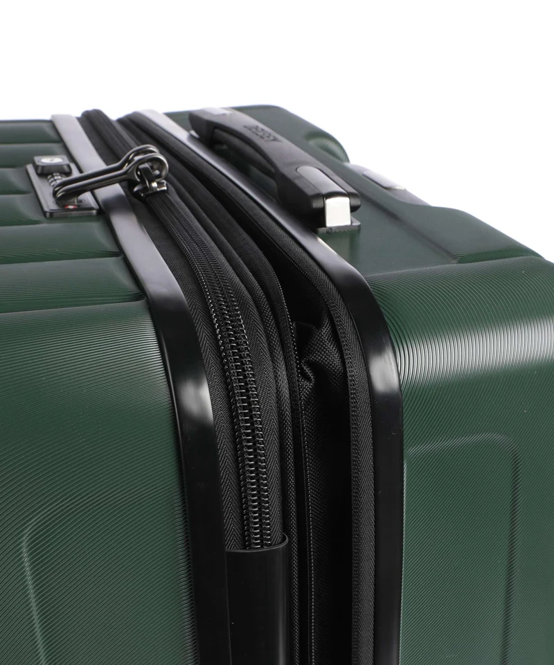 Delsey Paris Longitude 4-Rollen Trolley green