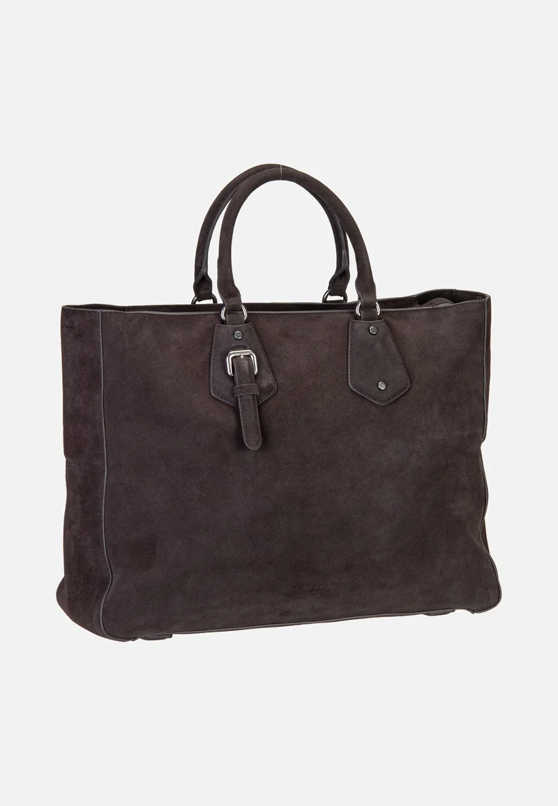 Cora L Suede Deep Soil - Satchel