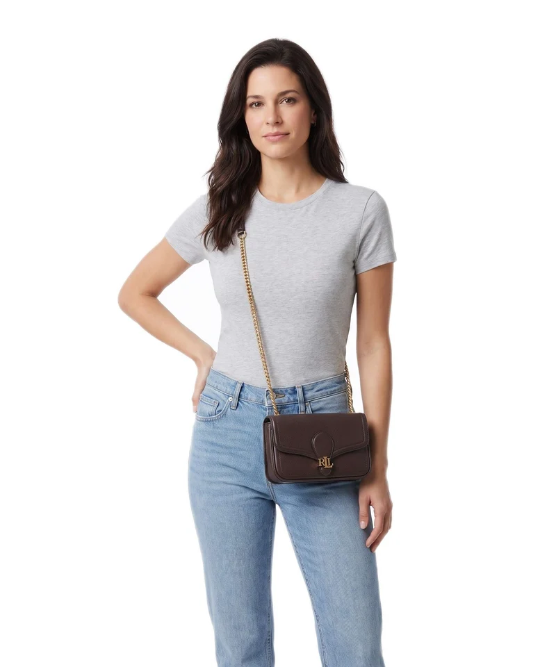 Lauren Ralph Lauren Bradley Large Geldbörse chestnut brown