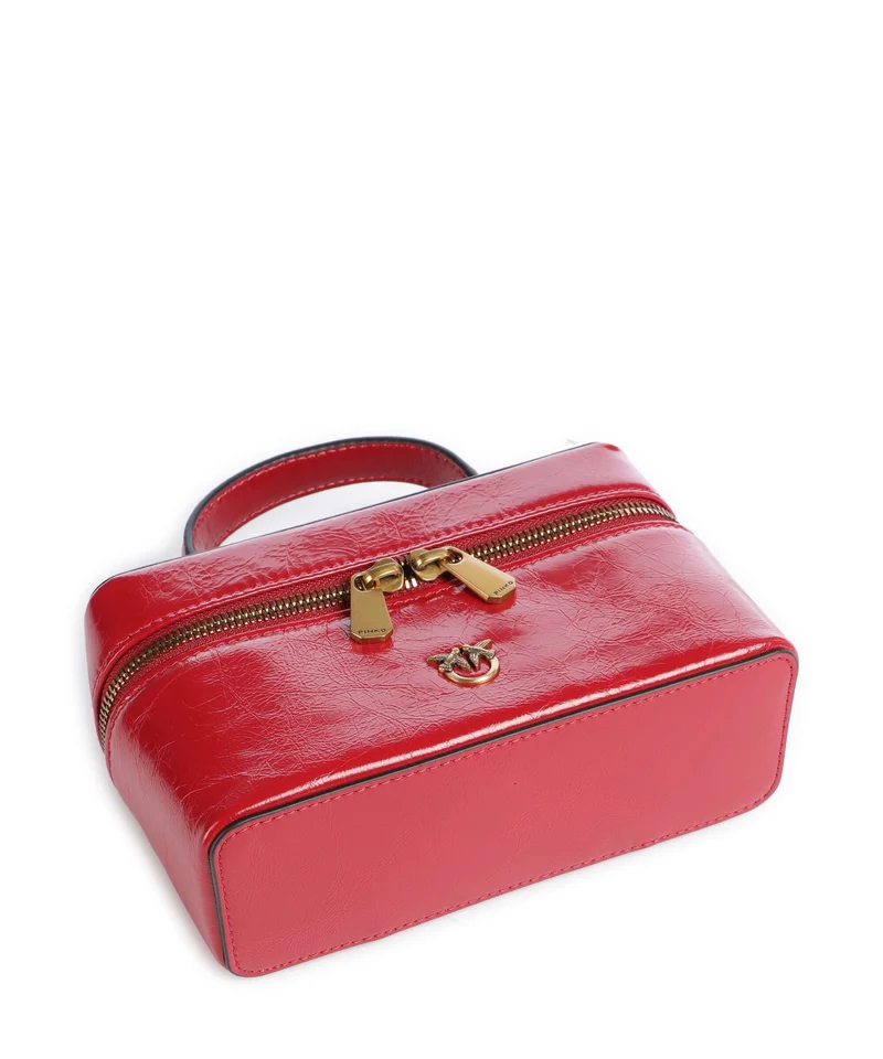 Pinko Vanity Mini Umhängetasche rosso rio/antique gold