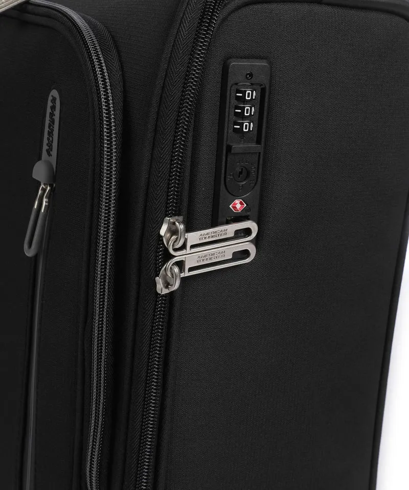 American Tourister Cloudrider 2-Rollen Trolley jet black