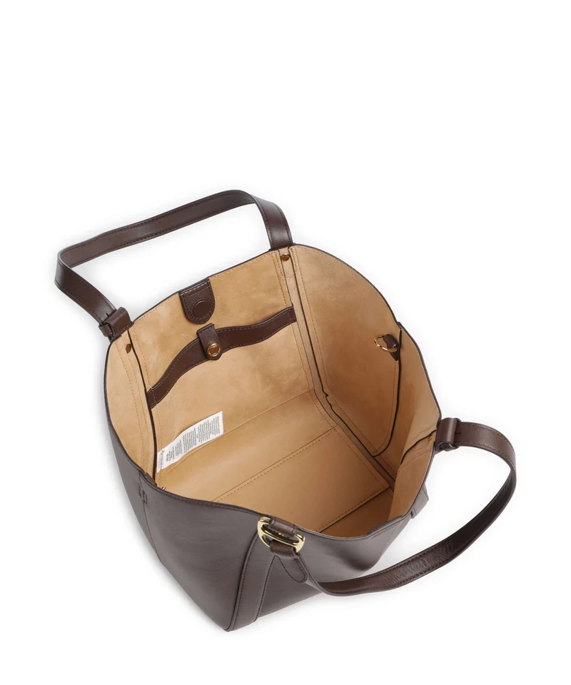 Lauren Ralph Lauren Tasha Small Shopper chestnut brown
