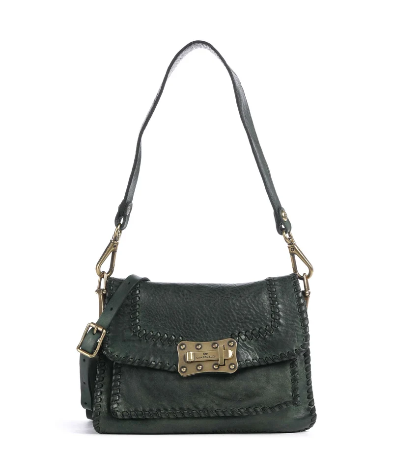 Campomaggi Schultertasche green bottle
