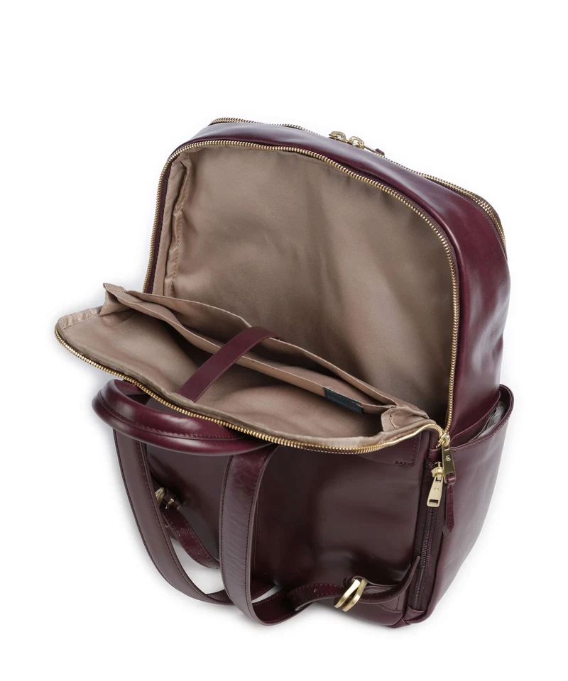 Piquadro Blue Square Rucksack bordeaux