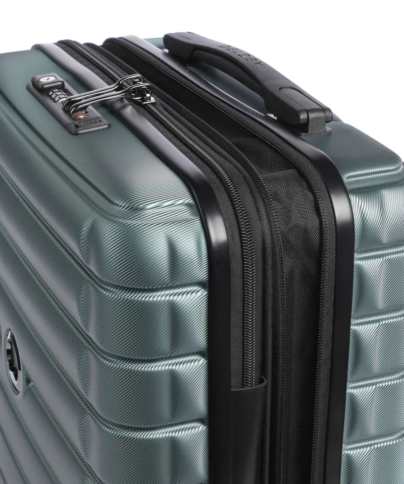 Delsey Paris Shadow 5.0 4-Rollen Trolley green