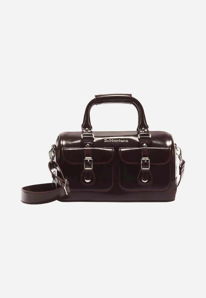 Top Handle Cherry Red Oxford Rub Off - Tasche