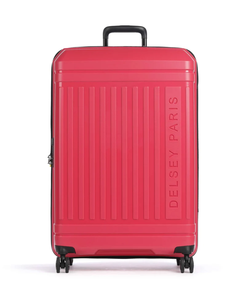 Delsey Paris Lutece Se 4-Rollen Trolley magenta