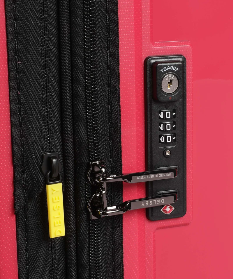 Delsey Paris Lutece Se 4-Rollen Trolley magenta
