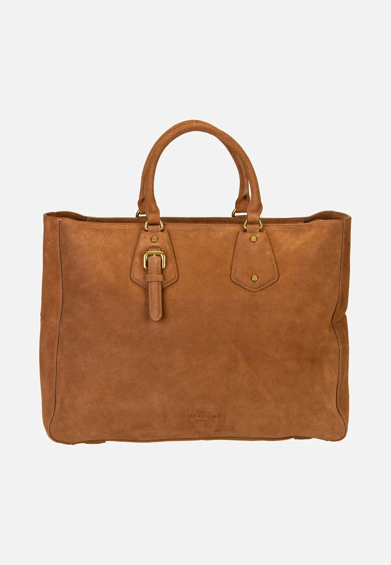 Cora L Suede Brown - Satchel